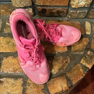 Under Armour athletic shoes.